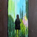 Jennifer Austin, It Will Be Okay, 2020, acrylic on cotton canvas, 12" x 9"