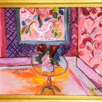 Jennifer Austin, La Vie en Rose, 2019, acrylic on canvas, 18" x 24"