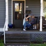 Joshua Dupuis, Mom's First Haircut, 2020, digital photograph