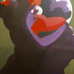 Lou Jenkins-Law, Secondary Embrace, 2019, acrylic on canvas, 30" x 24"