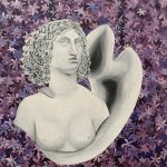 Arin Jenkins, Sappho Knows the Hyacinth, 2020, acrylic paint on canvas, 30" x 24"