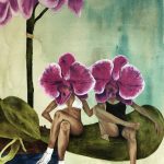 Jade Kroskey, Mama Des, 2020, acrylic on canvas, 20" x 18"