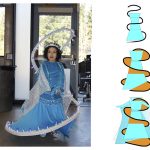 David, Mijango, Ice Storm, 2020, cotton fabric, plastic, wire, 52"