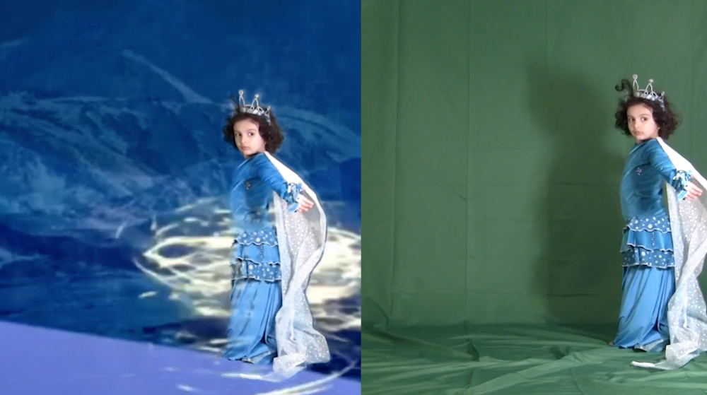 David Mijango, The Queen of Ice, 2020, digital video camera, after effects, premier