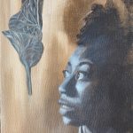 Robin Nelson, Becoming, 2020, acrylic paint on canvas, 20" x 16"