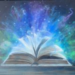 Robin Nelson, Words Have Life, 2020, acrylic paint on canvas, 20" x 24"