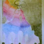 Rey Nolan, Lune, 2020, colored pencil and graphite on paper, 24" x 18"