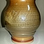 Leila Piazza, Chattered Shino Vase, 2020, mac-10 clay fired at cone 10, 6" x 5" x 5"