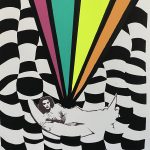 Amanda Richardson, Brilliant Bombshell, 2020, screen print, 14" x 11"