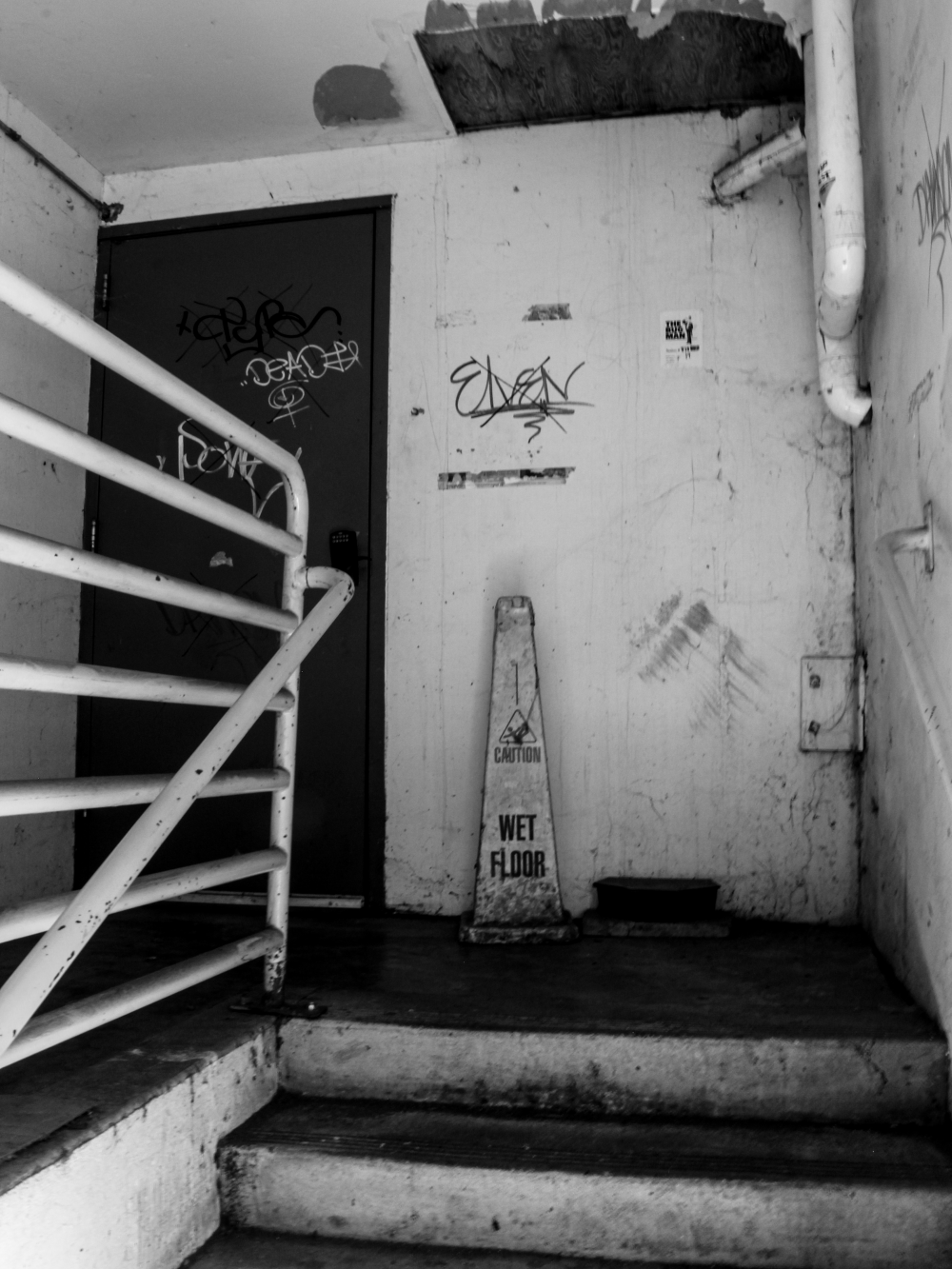 James Rowat, Caution, 2020, digital photograph, camera raw filter