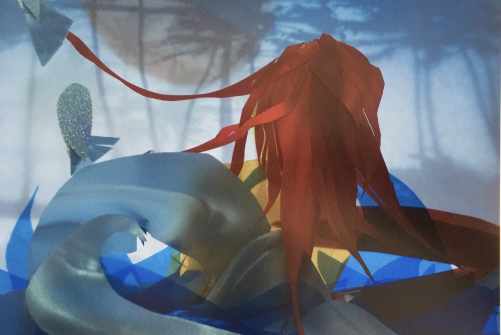 Tyler Hohnstein, Girl Goes to Sea #4, 2012, photograph, 8 1/2" x 11"