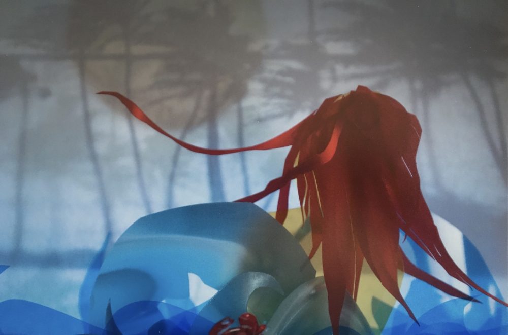 Tyler Hohnstein, Girl Goes to Sea #8, 2012, photograph, 8 1/2" x 11"