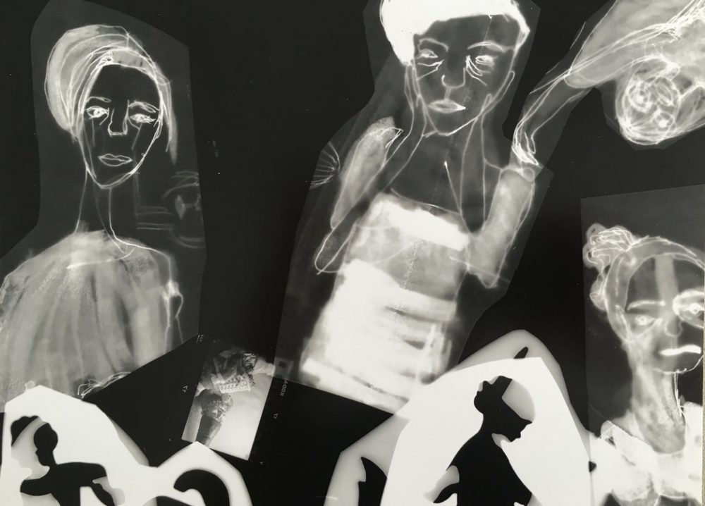 Tyler Hohnstein, Collage, 2005, photogram, 8" x 10"