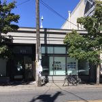 Tyler Hohnstein, Stories, window exhibition, 2020, view from street