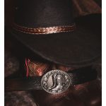 The image is of my hat, boots and belt which are all brown and black.