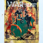 A gritty take on a post apocalyptic war through a 1950's style propaganda poster.