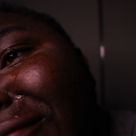 Digital photograph of a face, up close and cropped.