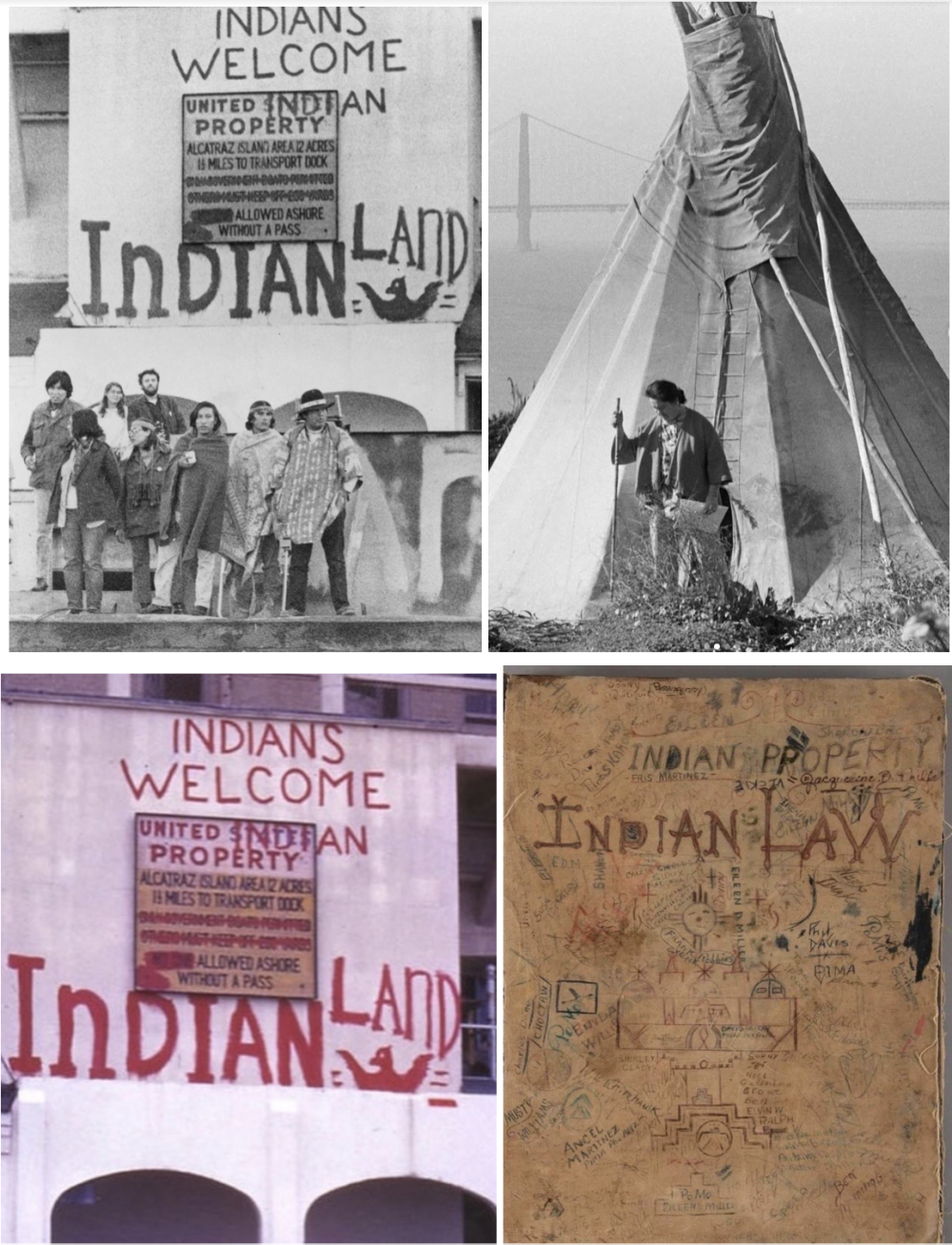 Four historical images of A.I.M.