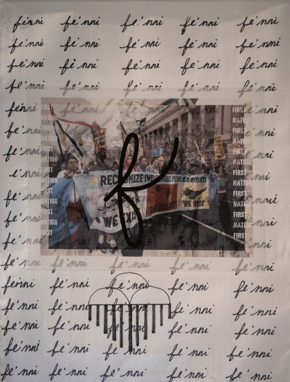 F flag by Rochelle Nielsen.