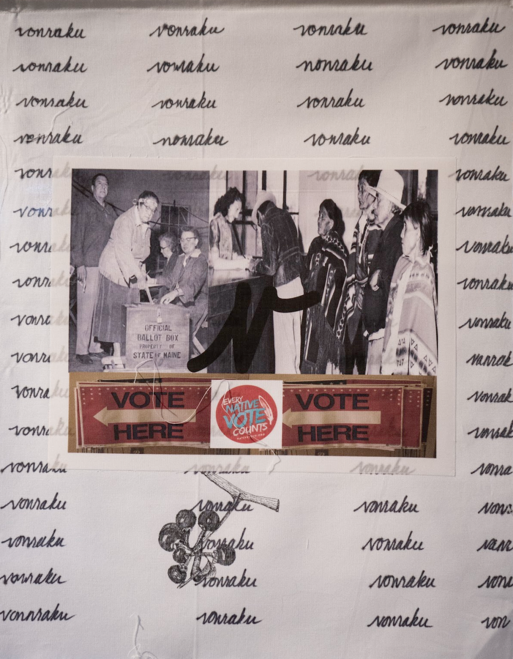 V flag by Rochelle Nielsen.