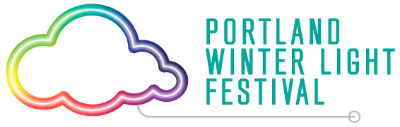 Logo for Portland Winter Light Festival