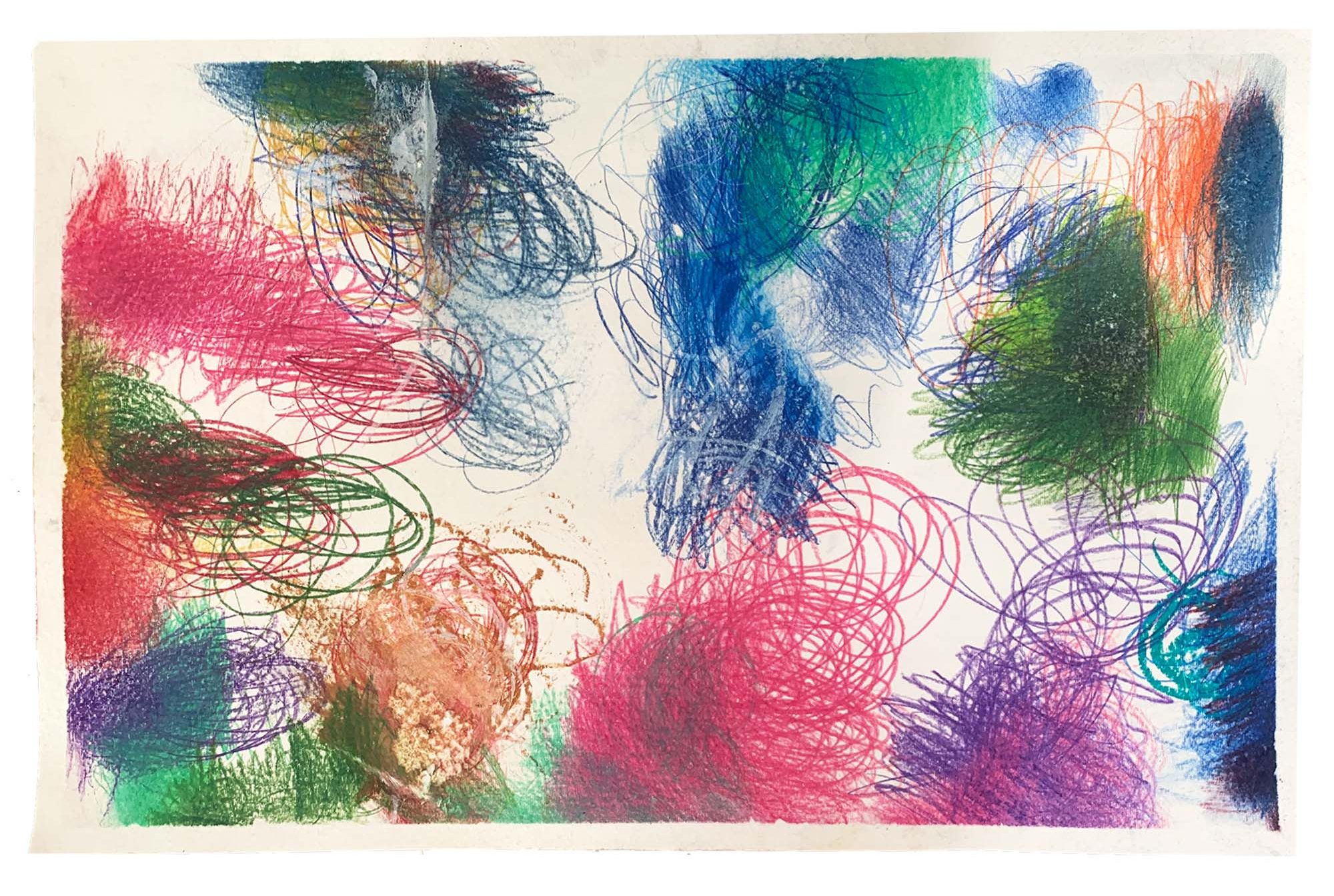 Promotional Image: Large Multicolor, Joni Smith, Colored Pencil Paper, 2025.