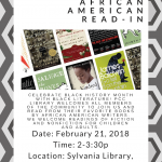 Read-In event poster