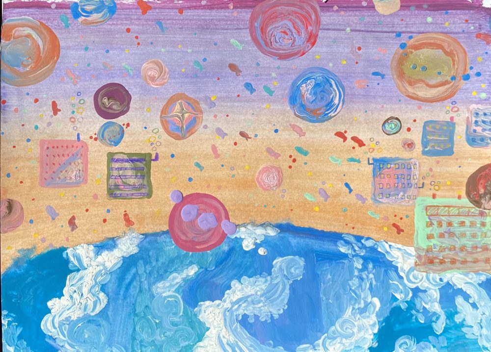 Hinata Yokoyama The End of Humanity Painting