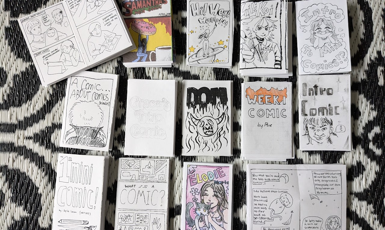 comics made by students in ART 217