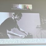 composer Molly Joyce visits a PCC music course