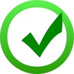 green checkmark