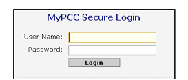 MyPcc Secure Login