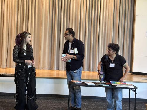 Students and instructor explore performance options