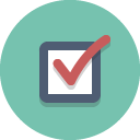 check mark box icon