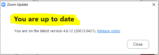 zoom-client-up to date