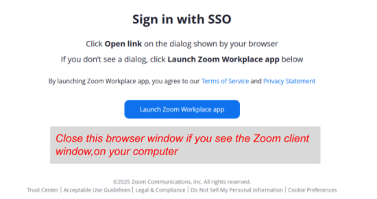 zoom-client-sign in-with SSO-launch window