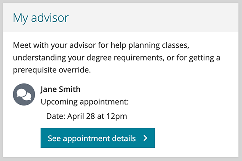 Assigned Advisor