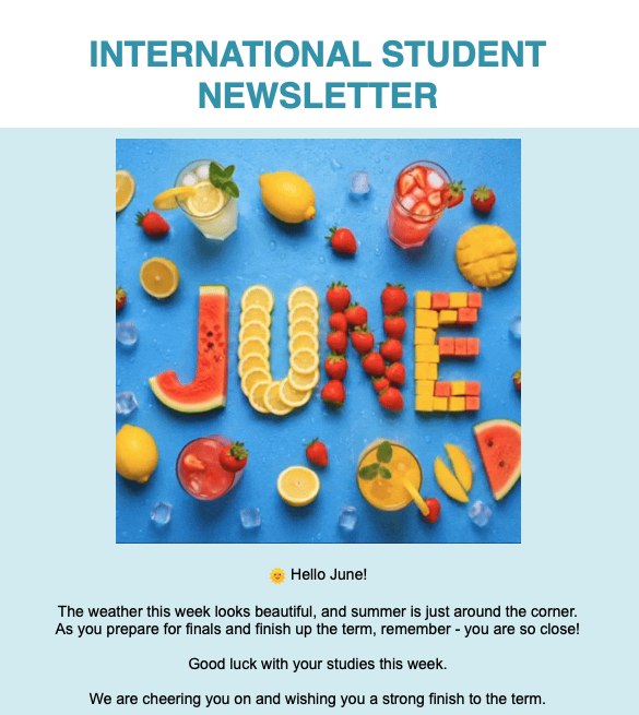 OISS Newsletter
