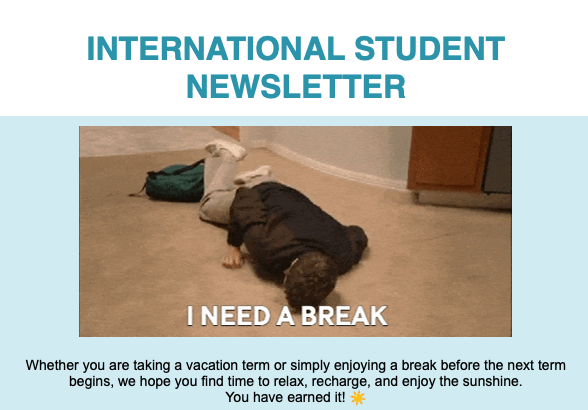 OISS Newsletter