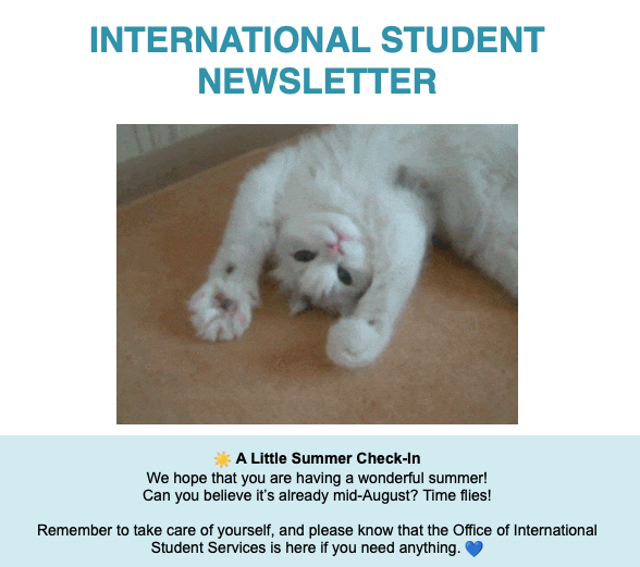 OISS Newsletter