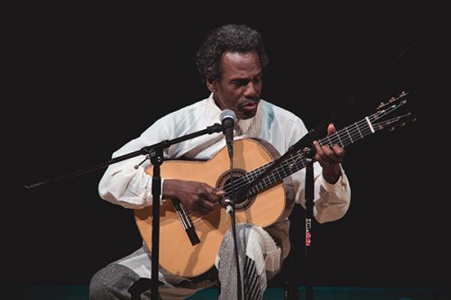 Celso Machado playing guitar