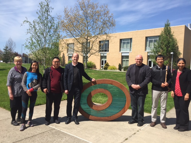 April 24, 2019 pictures taken at Rock Creek Campus with Business faculty from North East Normal University, China