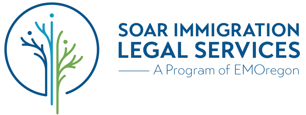SOAR Immigration Legal Services, a program of EMOregon logo
