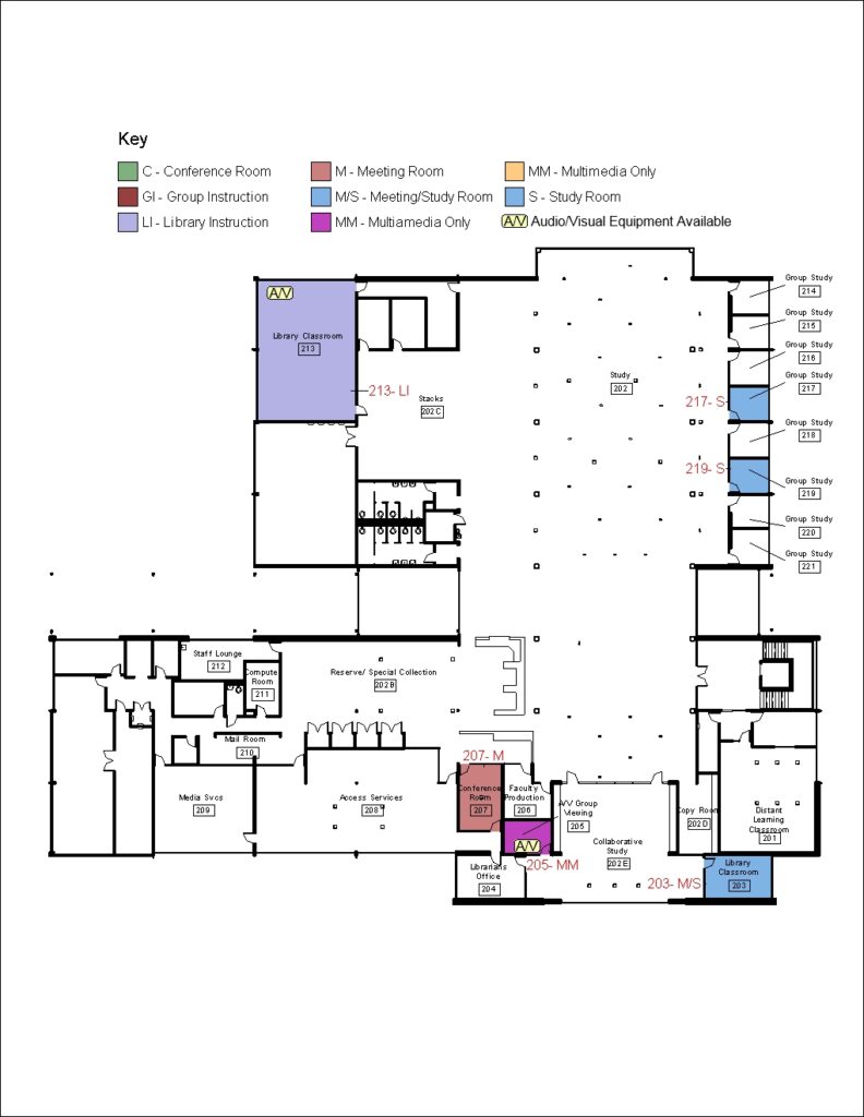 Rock Creek Library Map