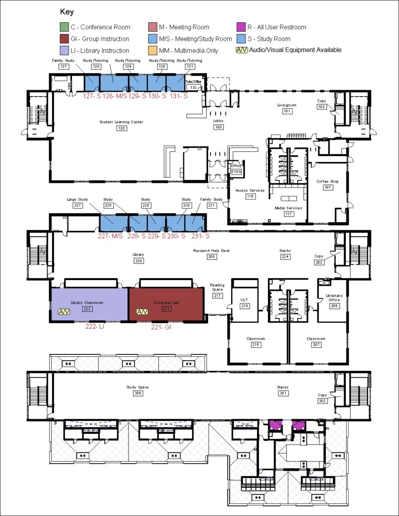 Southeast Library Map
