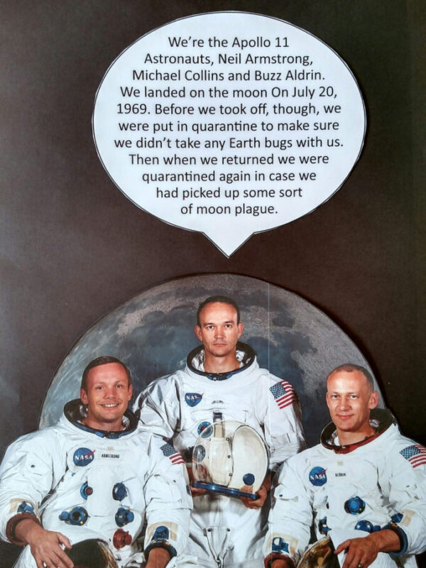Image of Apollo astronauts Neil Armstrong, Michael Collins and Buzz Aldrin