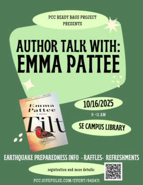 Emma Pattee, Author of “Tilt”, at Southeast Library, October 16