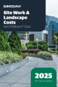 SITE WORK & LANDSCAPE COSTS WITH RSMEANS DATA; 2025
