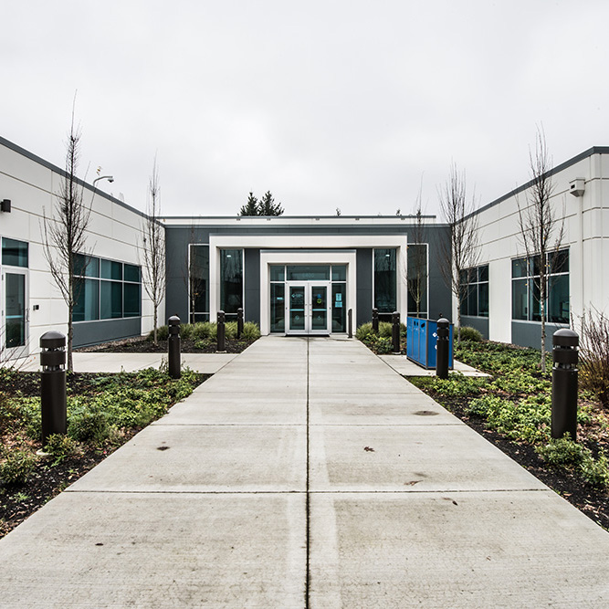Swan Island exterior entrance