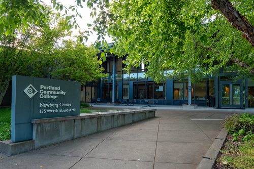 Newberg Center entrance